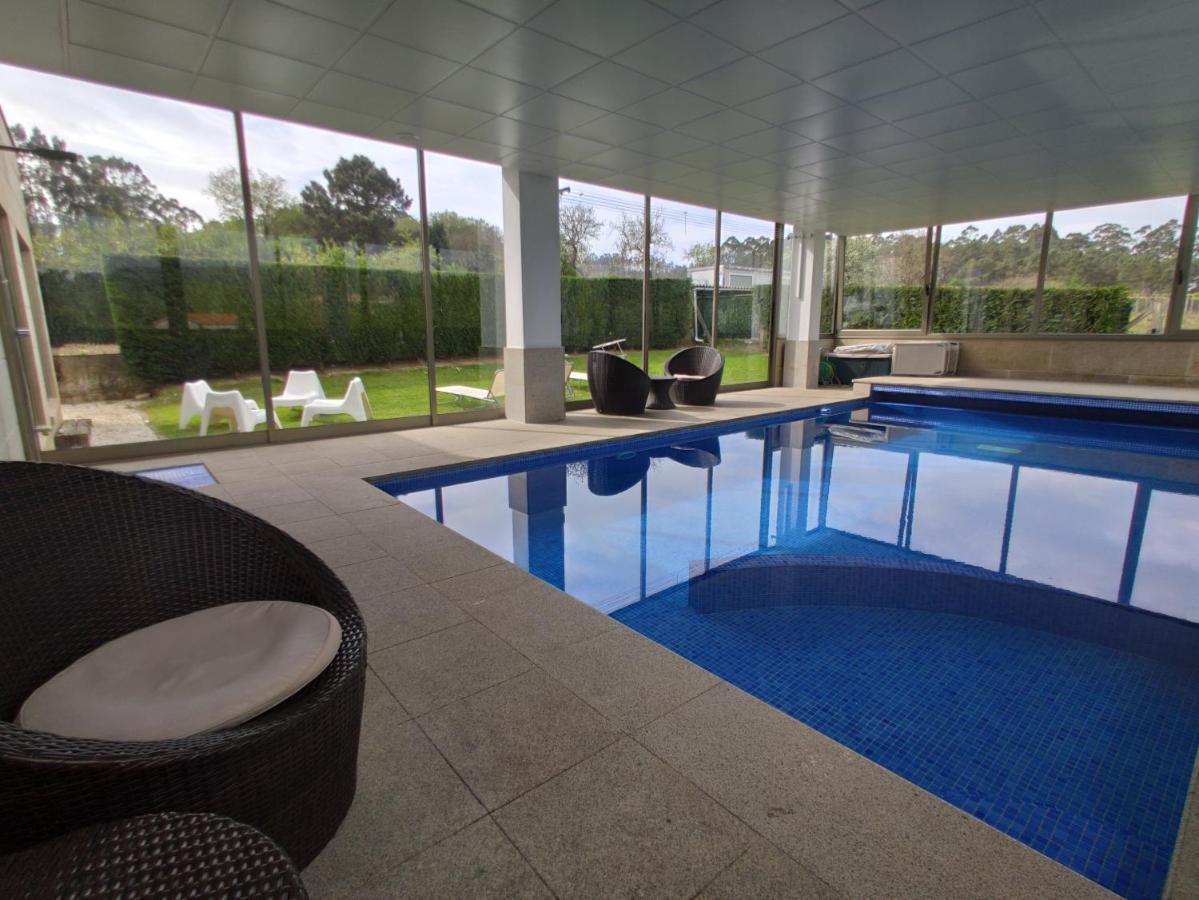 Sanxenxo Casa Rial 47 Con Piscina Climatizada Villa Bagian luar foto