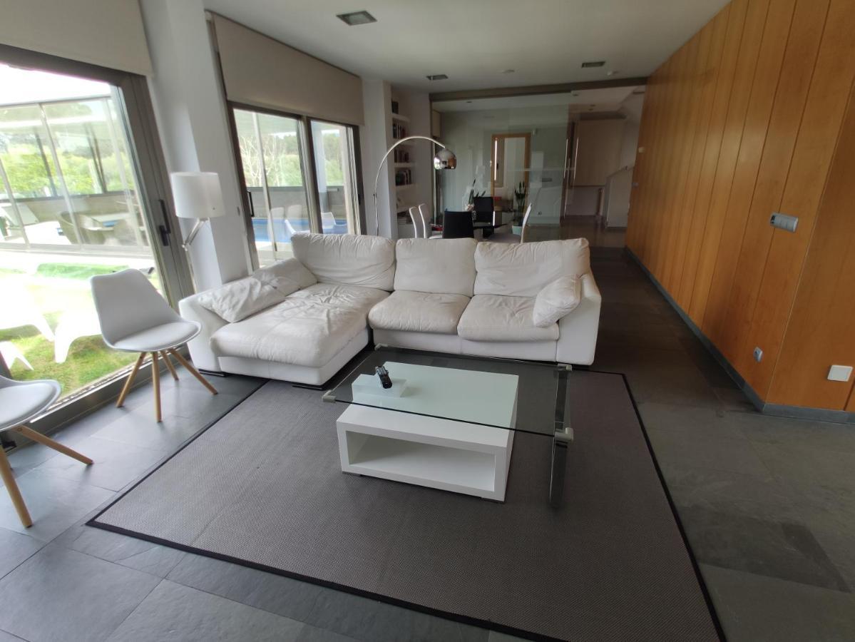 Sanxenxo Casa Rial 47 Con Piscina Climatizada Villa Bagian luar foto