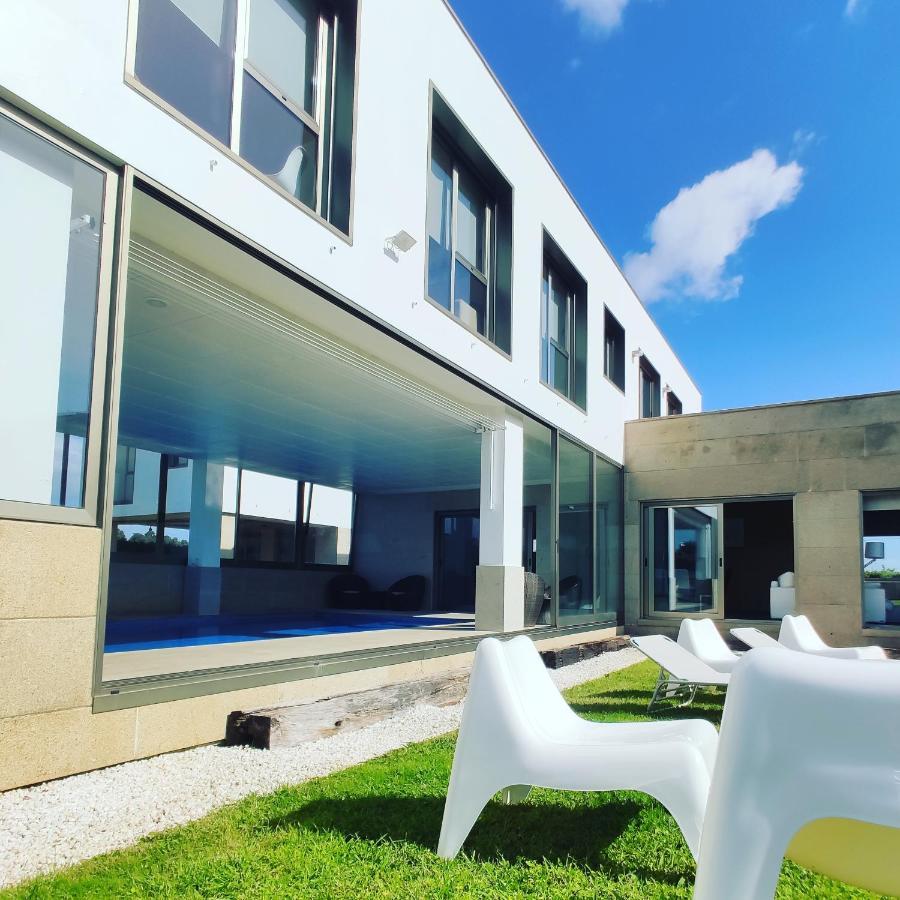 Sanxenxo Casa Rial 47 Con Piscina Climatizada Villa Bagian luar foto