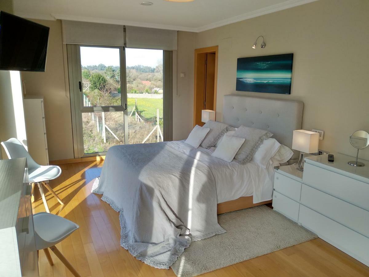 Sanxenxo Casa Rial 47 Con Piscina Climatizada Villa Bagian luar foto